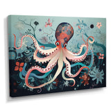 Octopus Deep Sea Retro - Octopus Home Decor Art