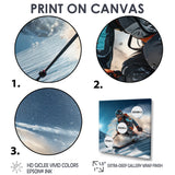 Descending The Mountain In Speed And Style I - Skiing Canvas Wall Art