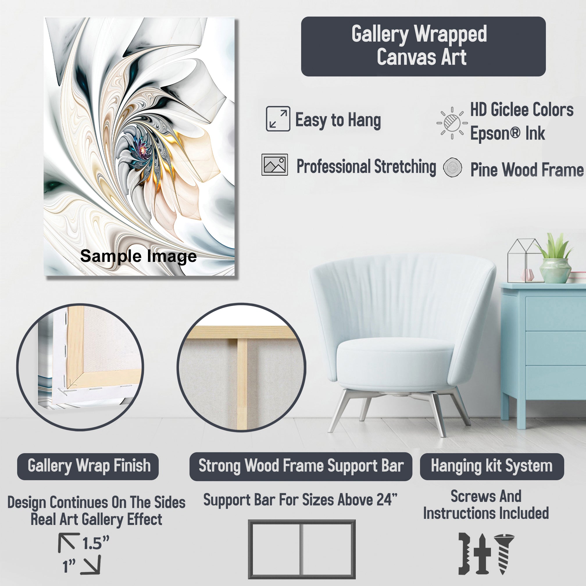 Abstract Soccer Portrait Fusion - Soccer Canvas Wall Art