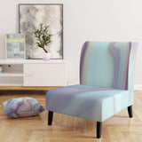 Marbled Liquid Agate Colours Modern Accent Chair