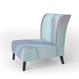 Marbled Liquid Agate Colours Modern Accent Chair