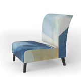 Indigo Panel III Glam Modern Accent Chair