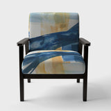 Indigo Panel III Glam Modern Accent Chair