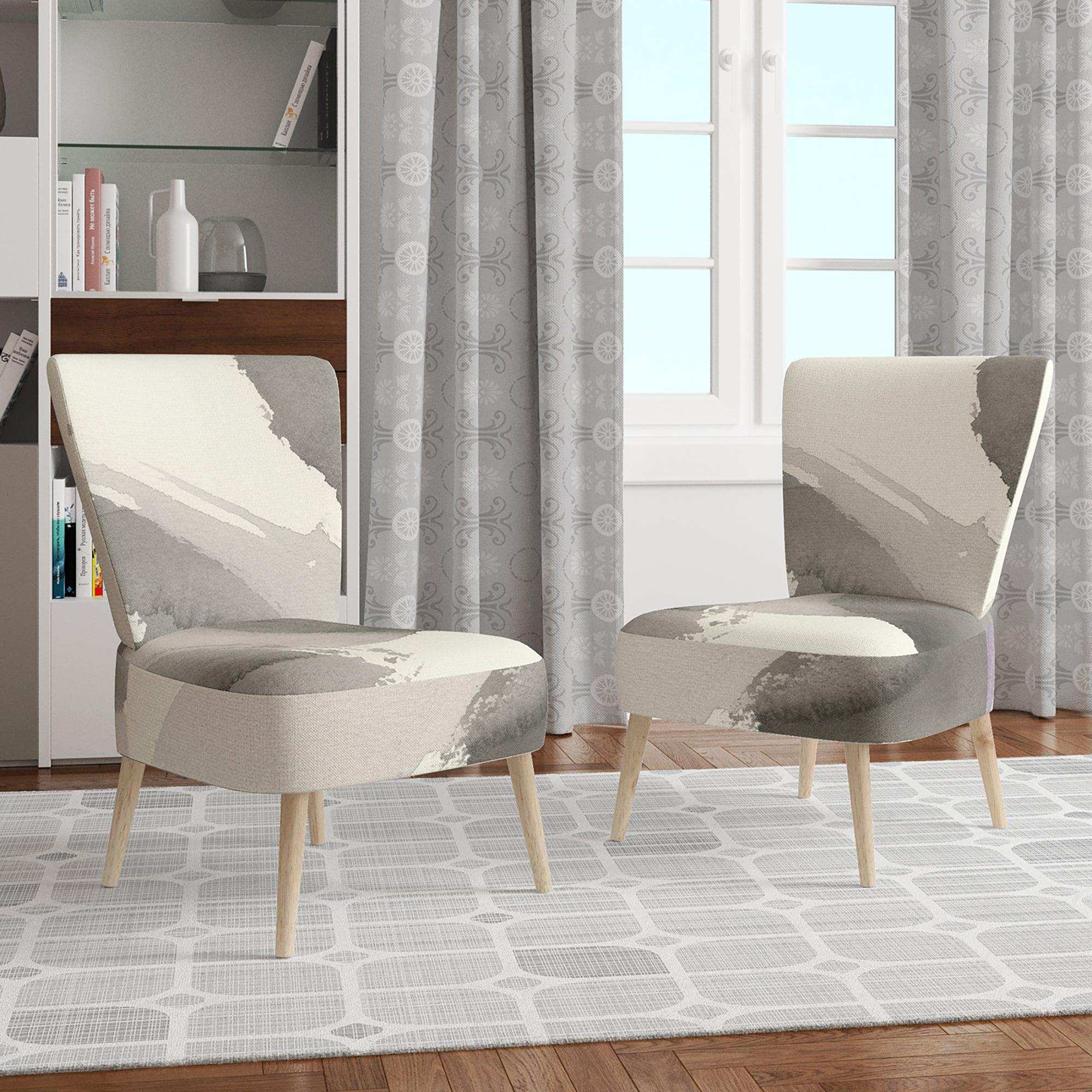 minimal geometric Gesture IV Transitional Accent Chair