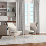 minimal geometric Gesture IV Transitional Accent Chair