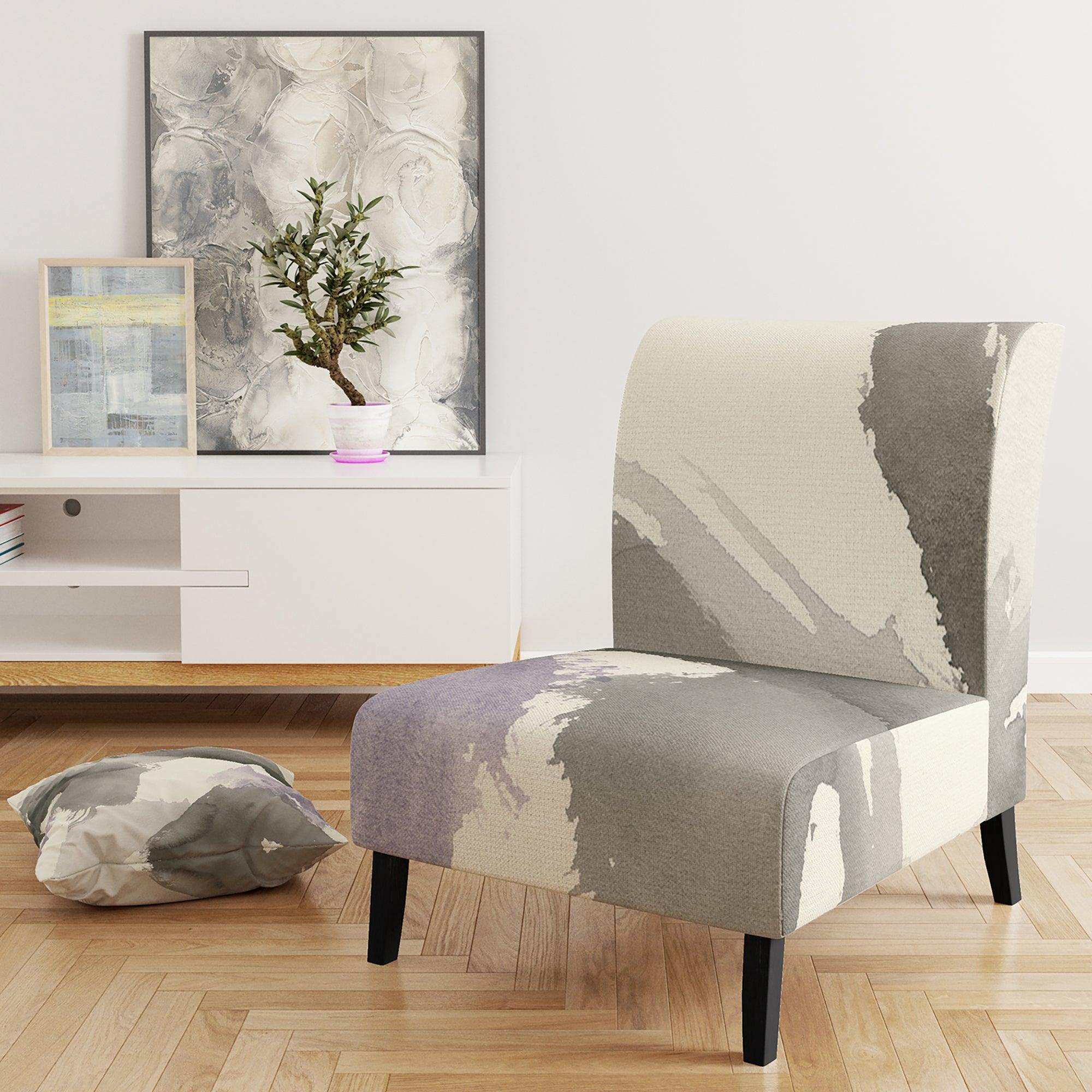 minimal geometric Gesture IV Transitional Accent Chair