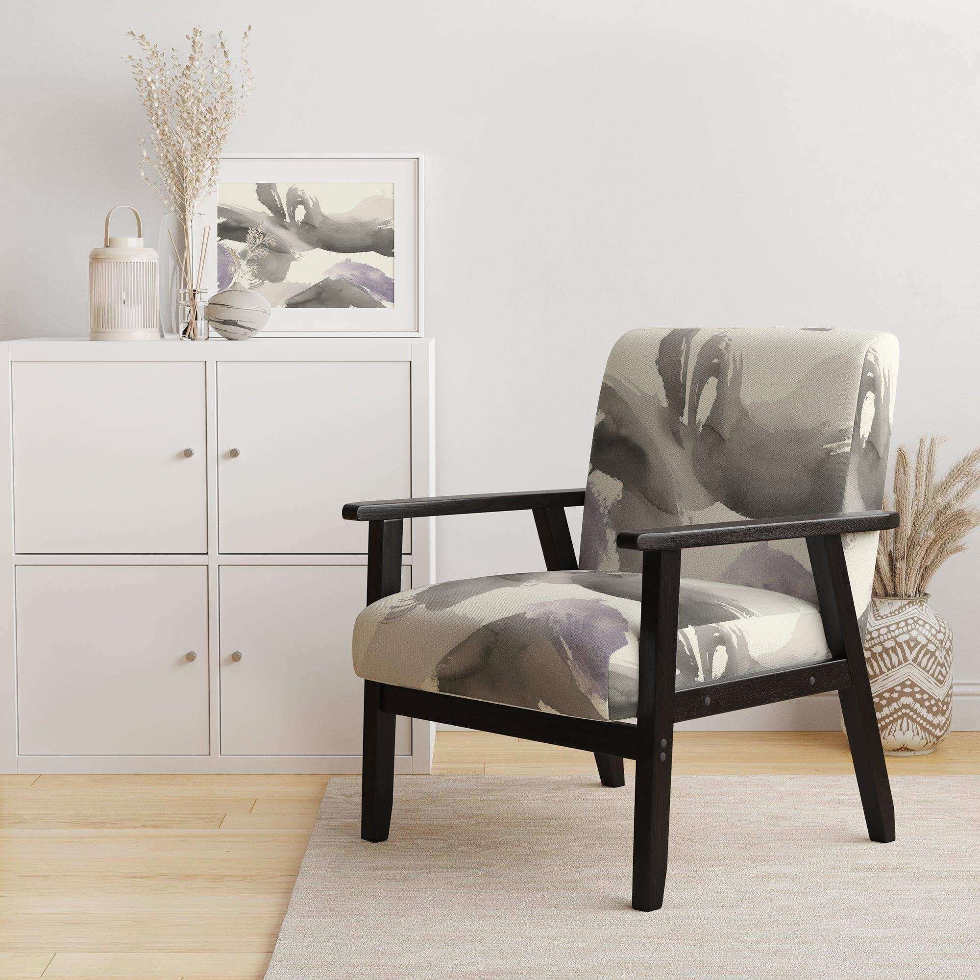 minimal geometric Gesture IV Transitional Accent Chair