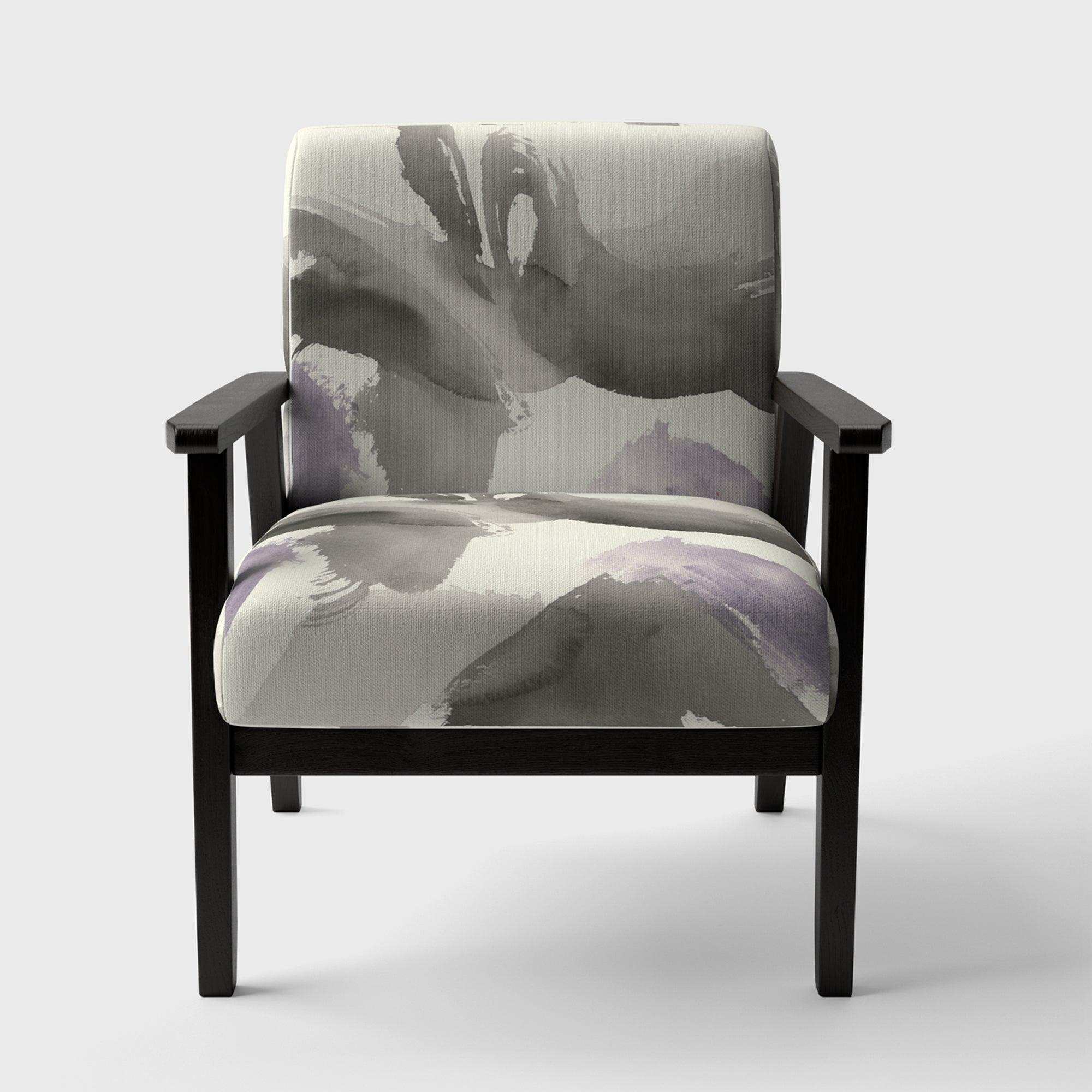 minimal geometric Gesture IV Transitional Accent Chair