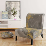 Marble Gold and Black II Modern Accent Chair