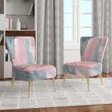 Durty Shabby Pink Blush I Shabby Chic Accent Chair