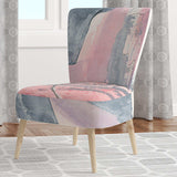 Durty Shabby Pink Blush I Shabby Chic Accent Chair