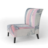 Durty Shabby Pink Blush I Shabby Chic Accent Chair
