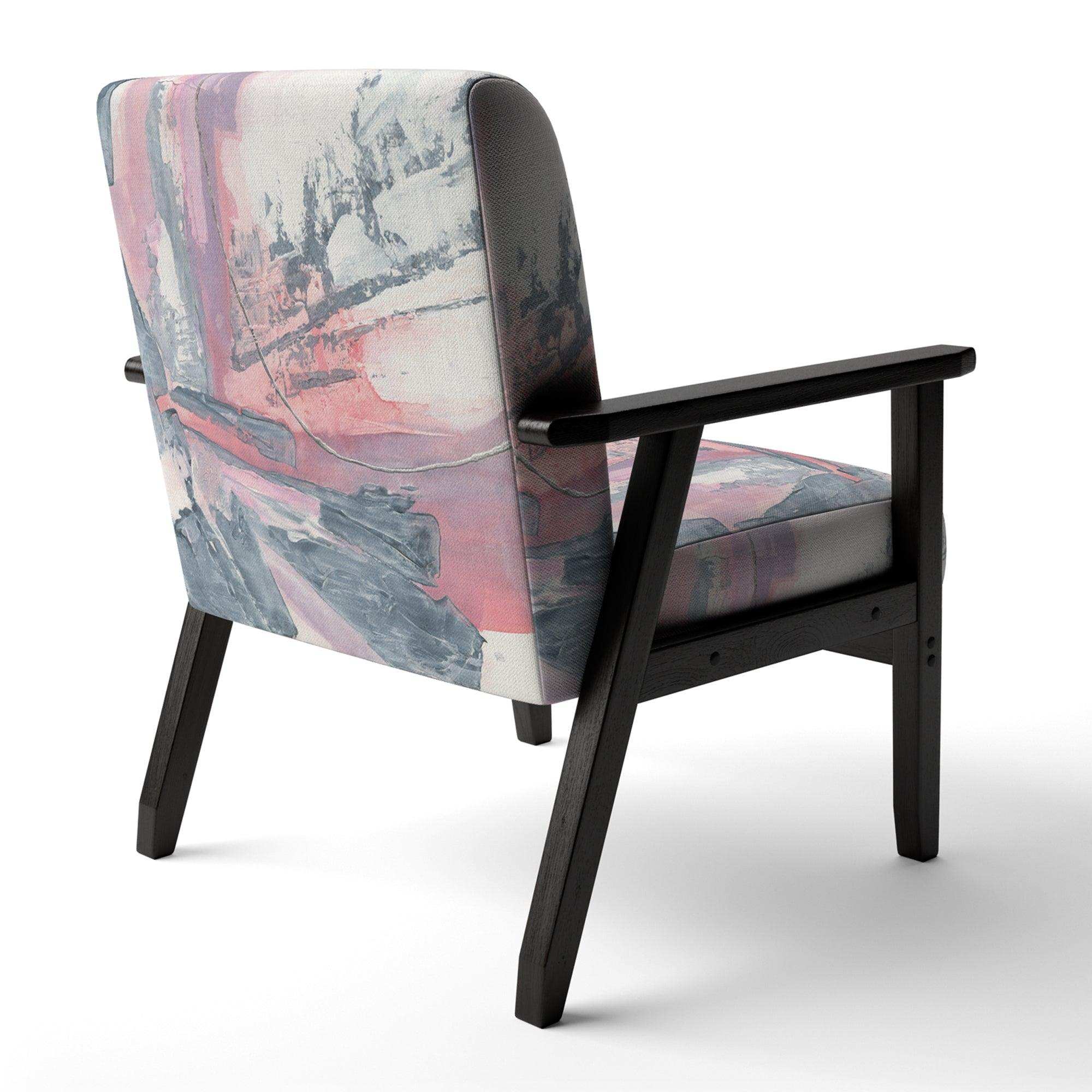 Durty Shabby Pink Blush I Shabby Chic Accent Chair
