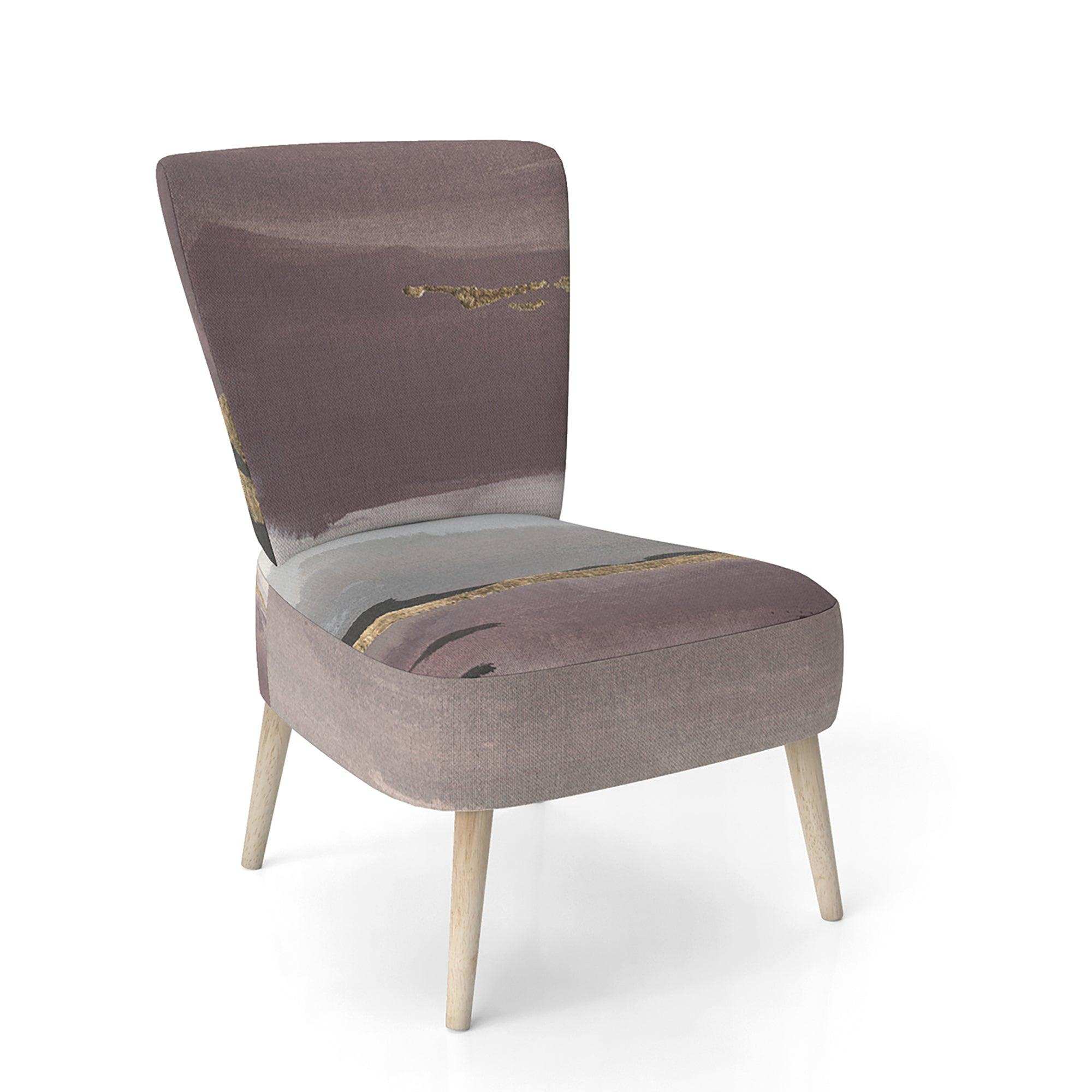 Purple Glam Storm I Glam & Shabby Chic Accent Chair