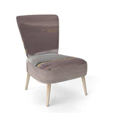Purple Glam Storm I Glam & Shabby Chic Accent Chair