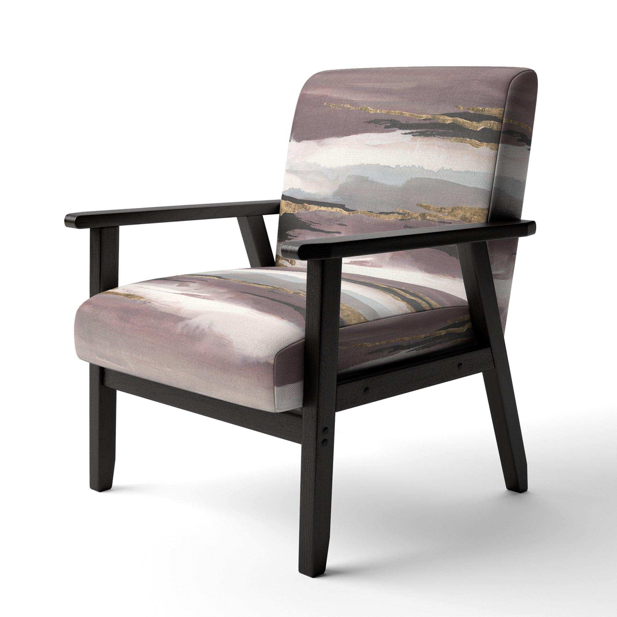 Purple Glam Storm I Glam & Shabby Chic Accent Chair