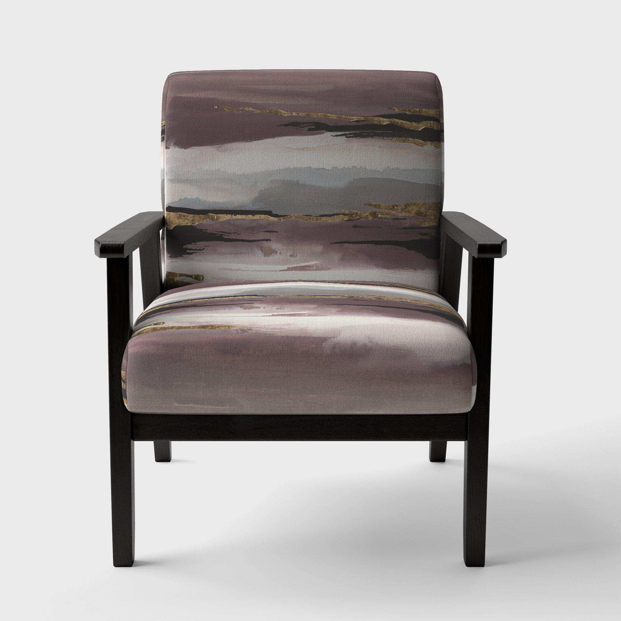 Purple Glam Storm I Glam & Shabby Chic Accent Chair