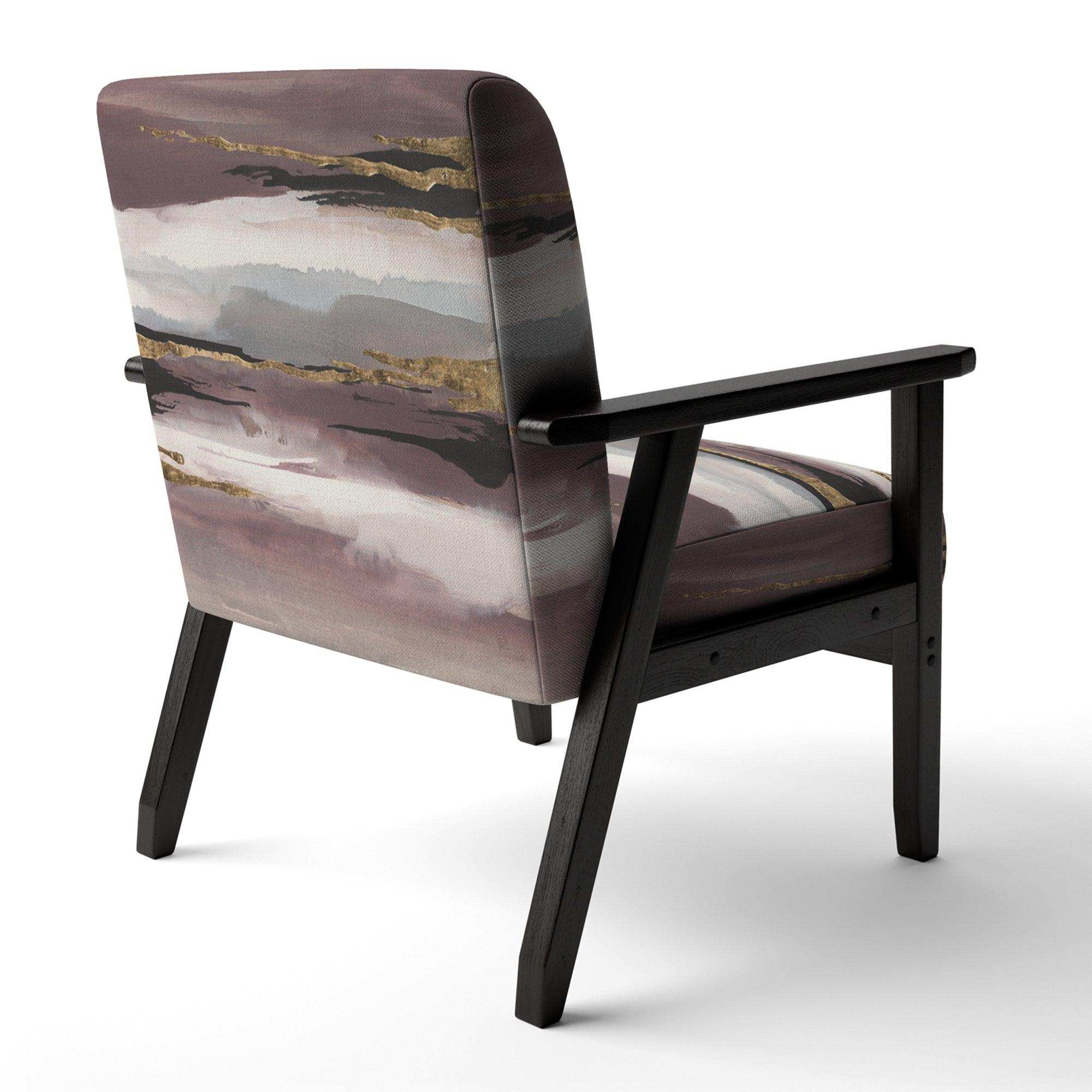 Purple Glam Storm I Glam & Shabby Chic Accent Chair