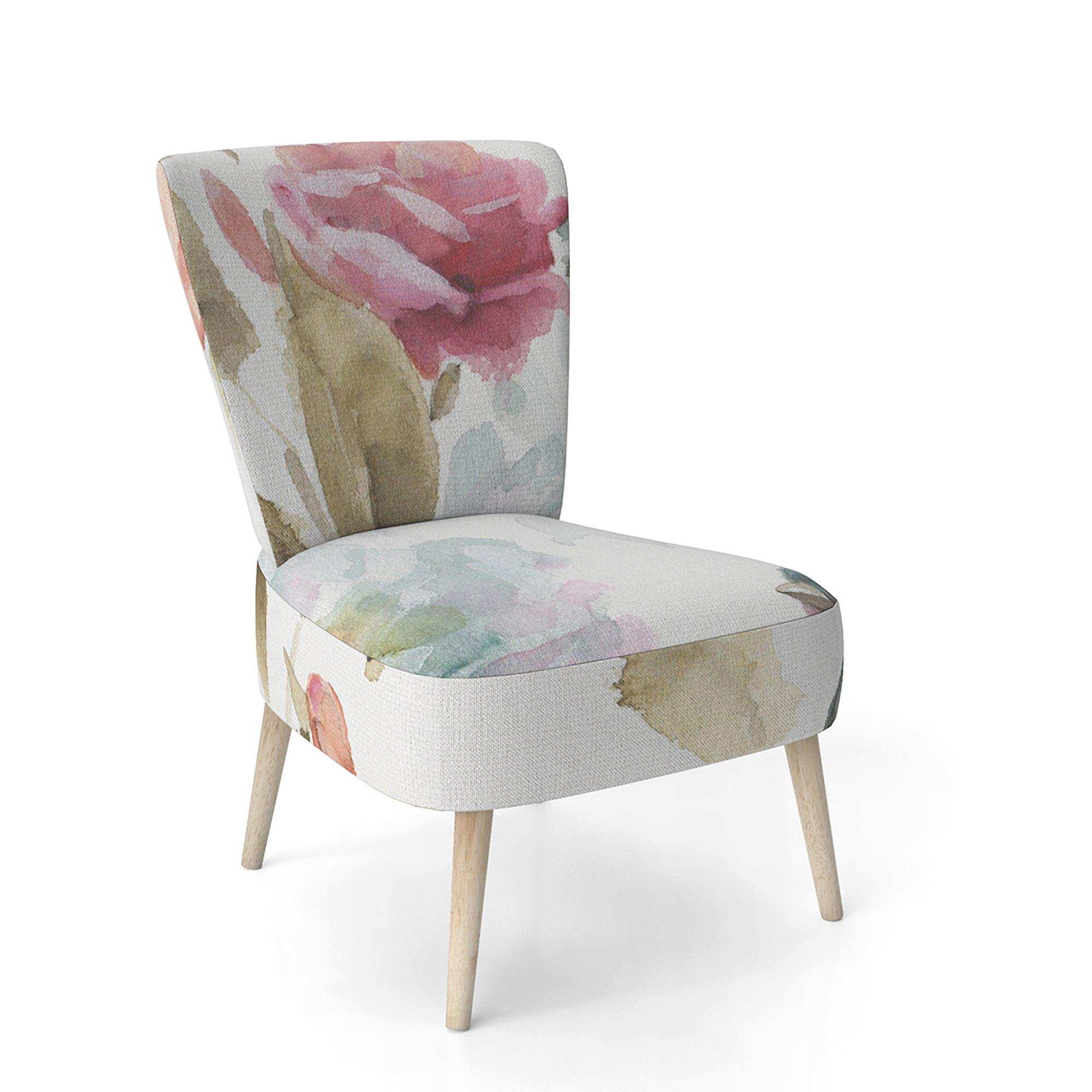 Beautiful Bird Romance I Traditional Accent Chair