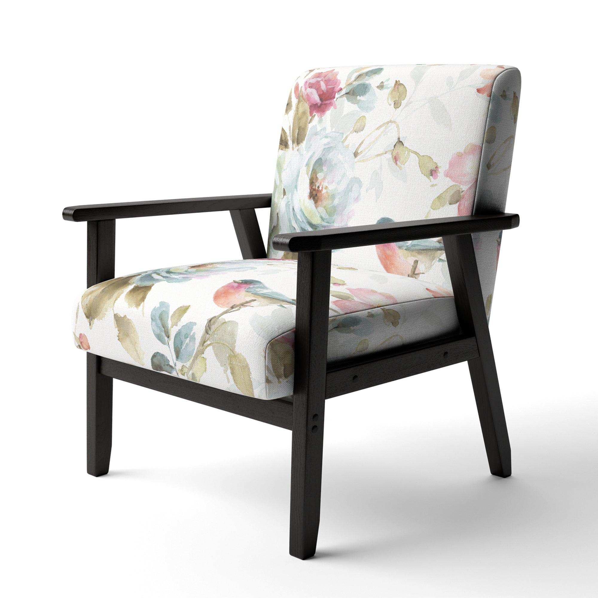 Beautiful Bird Romance I Traditional Accent Chair