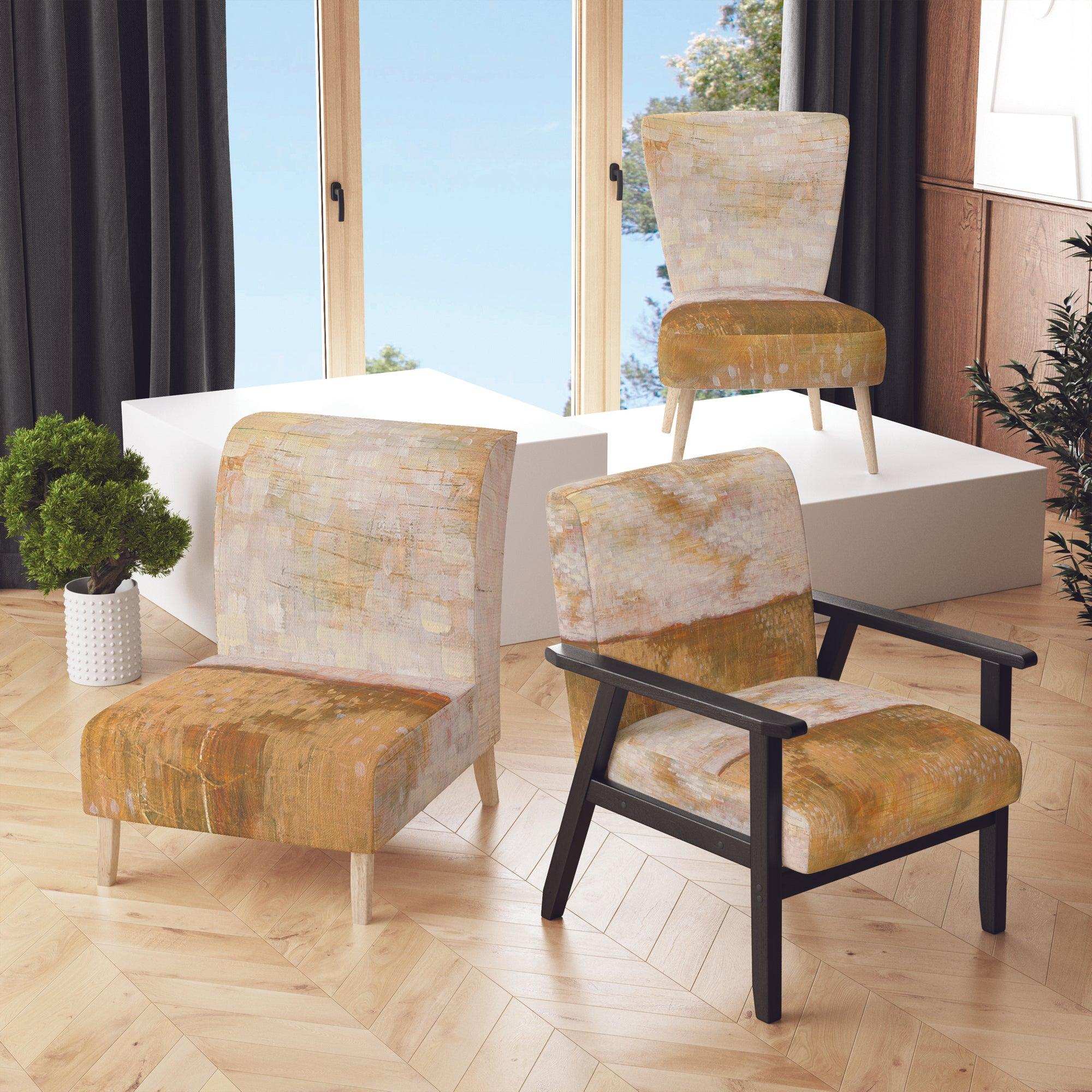 Amber Modern Horizon Mid-Century Accent Chair