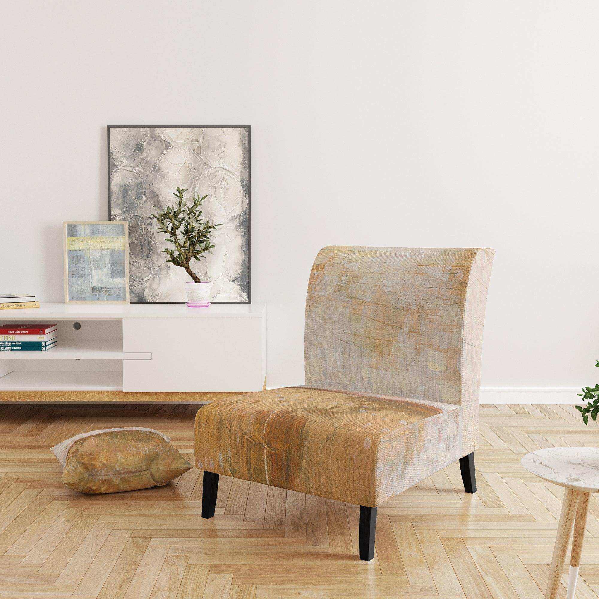 Amber Modern Horizon Mid-Century Accent Chair