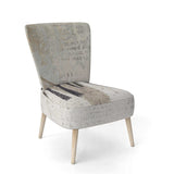 French Bird Flea Market Farmhouse Accent Chair