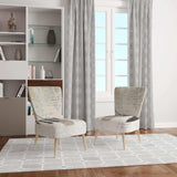 French Bird Flea Market Farmhouse Accent Chair