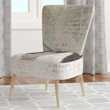 French Bird Flea Market Farmhouse Accent Chair