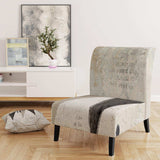 French Bird Flea Market Farmhouse Accent Chair