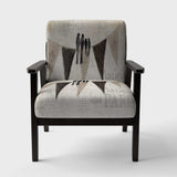 French Bird Flea Market Farmhouse Accent Chair