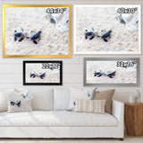 Baby Green Turtles on Sand - Animal Wall Art Print