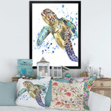 Blue Sea Turtle