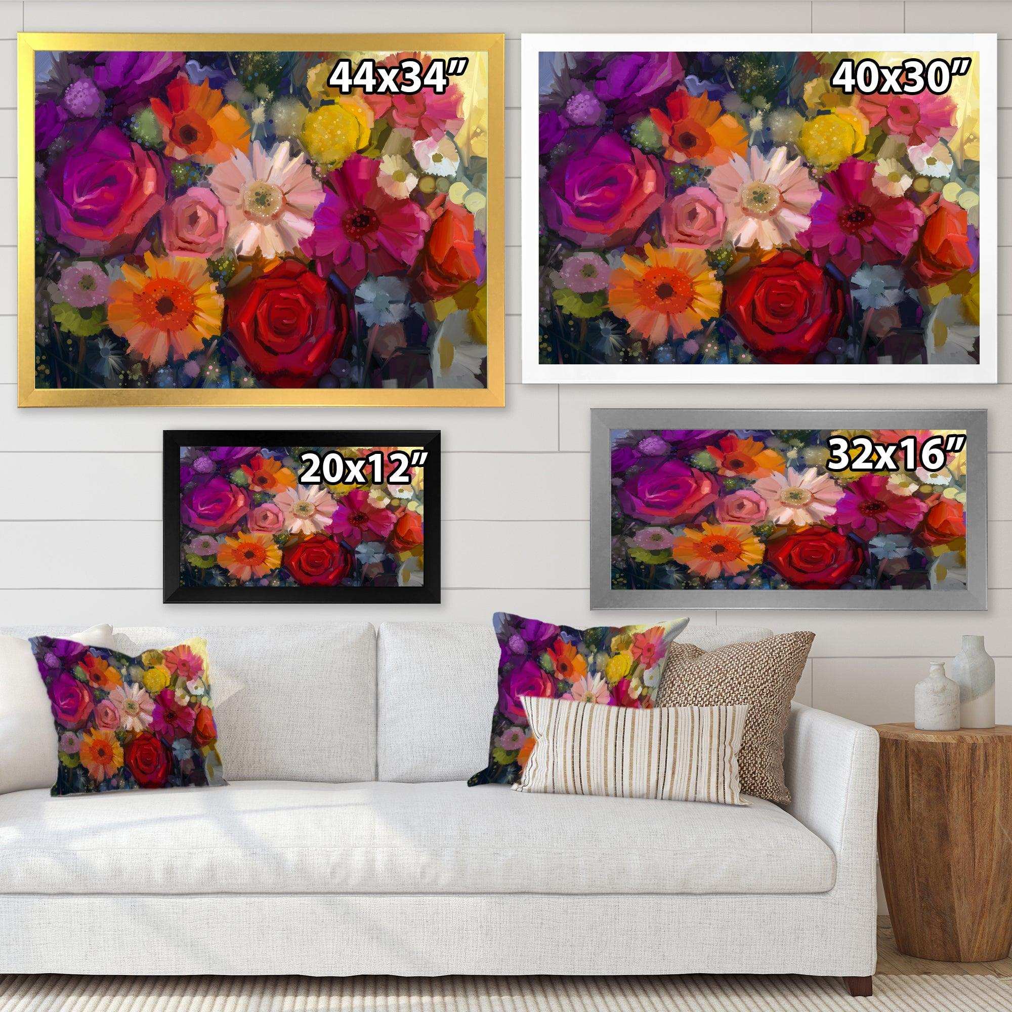 Bouquet of Rose Daisy and Gerbera