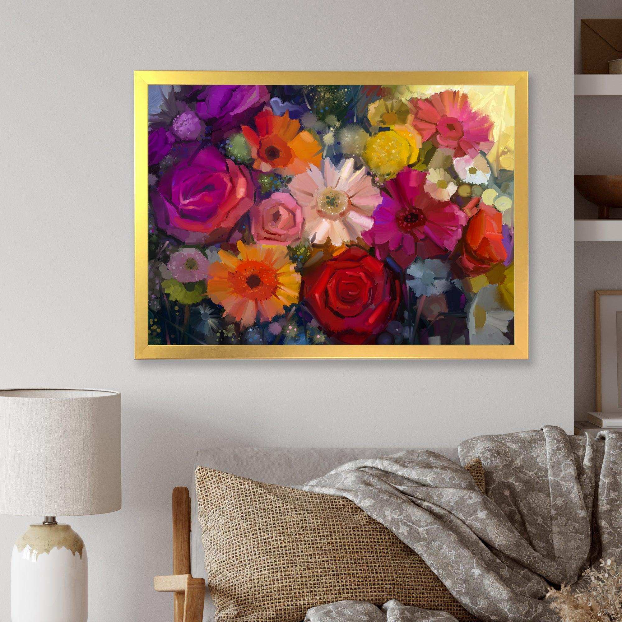 Bouquet of Rose Daisy and Gerbera