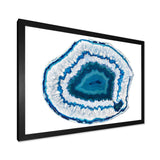 Blue Agate Crystal - Modern Wall Art Prints