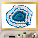 Blue Agate Crystal - Modern Wall Art Prints
