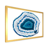 Blue Agate Crystal - Modern Wall Art Prints