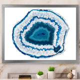Blue Agate Crystal - Modern Wall Art Prints