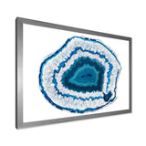 Blue Agate Crystal - Modern Wall Art Prints