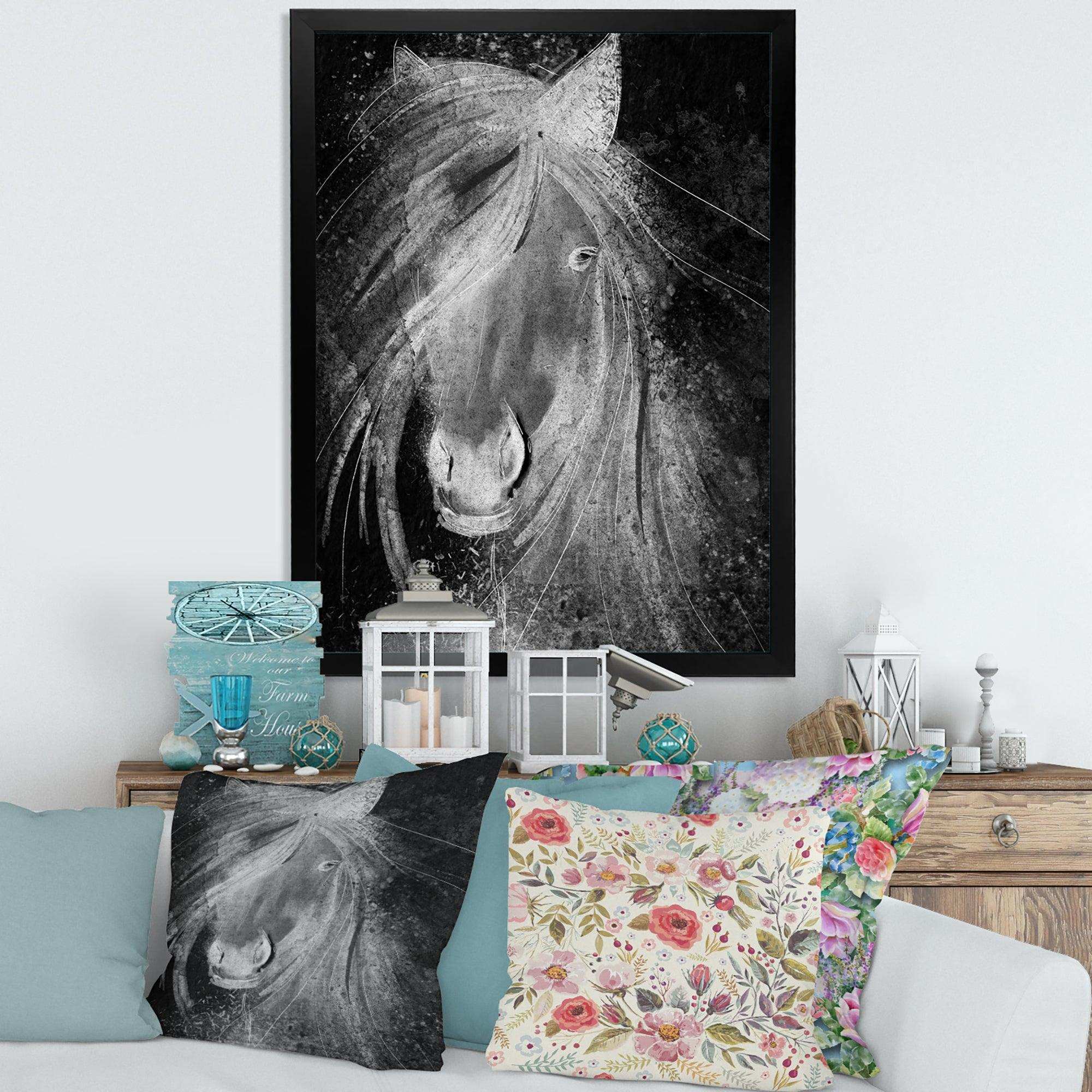 Farmhouse Horse VI - Canvas Wall Art