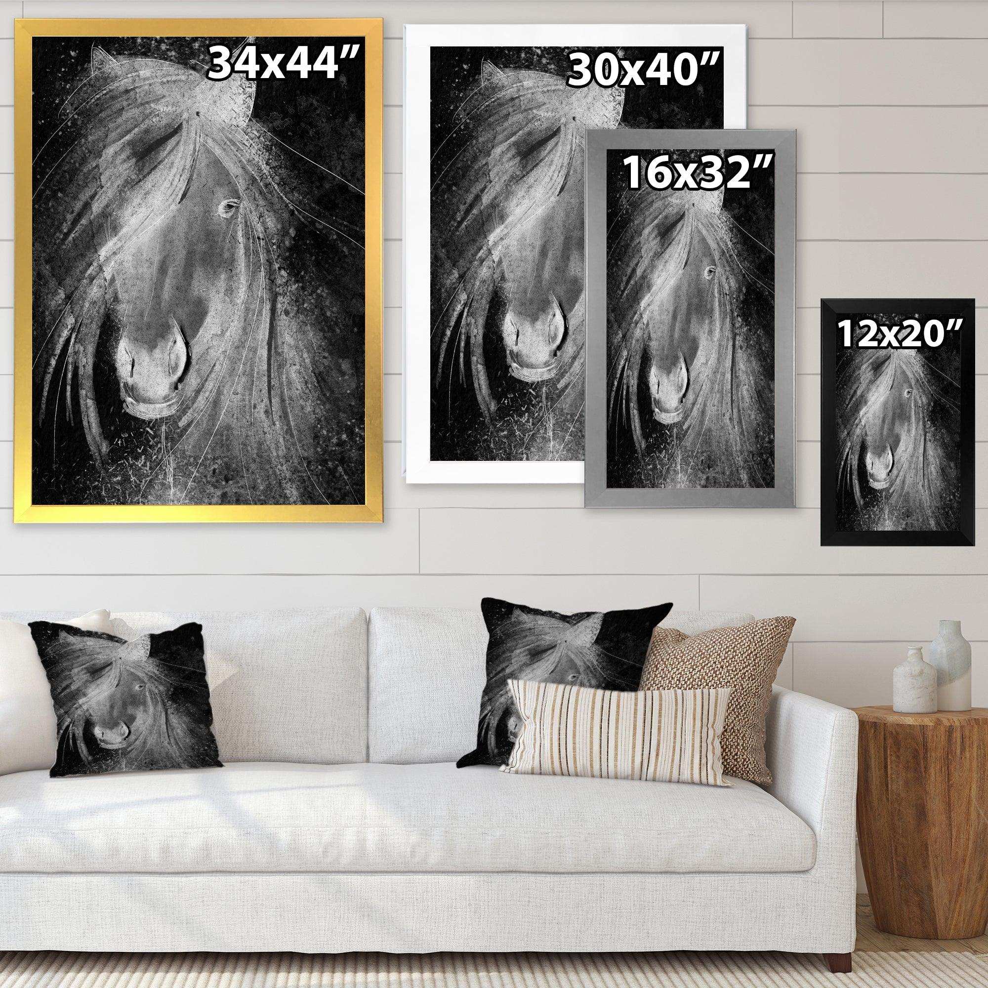 Farmhouse Horse VI - Canvas Wall Art
