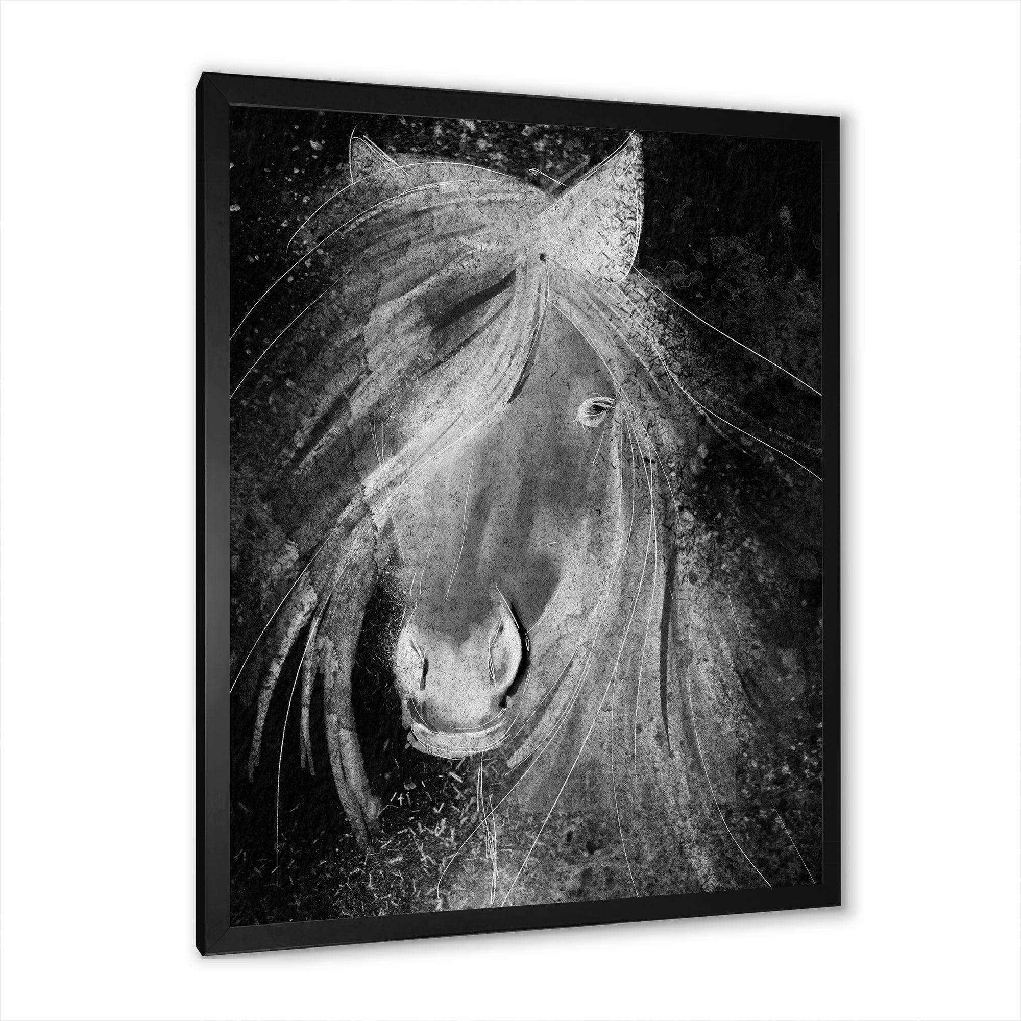 Farmhouse Horse VI - Canvas Wall Art