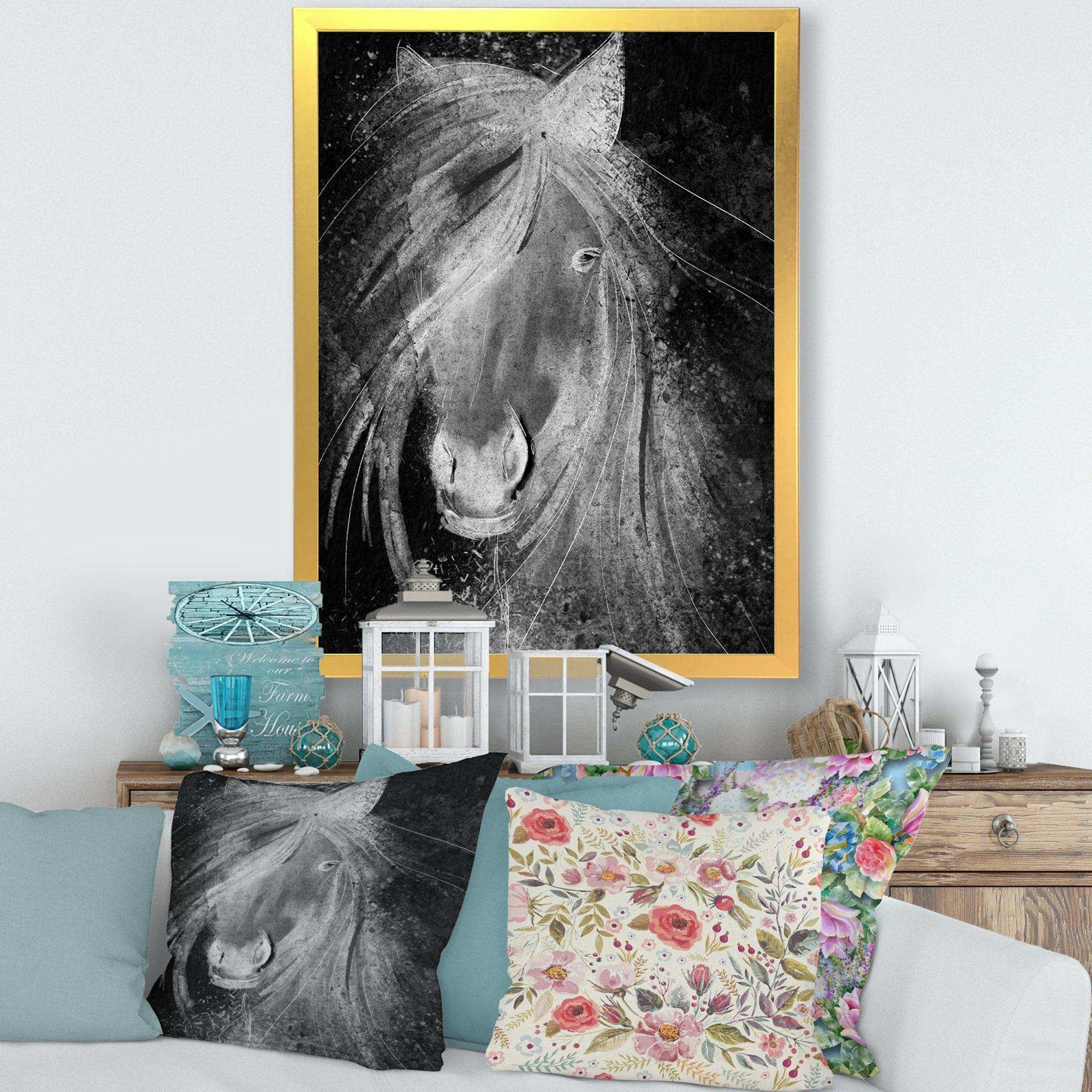 Farmhouse Horse VI - Canvas Wall Art