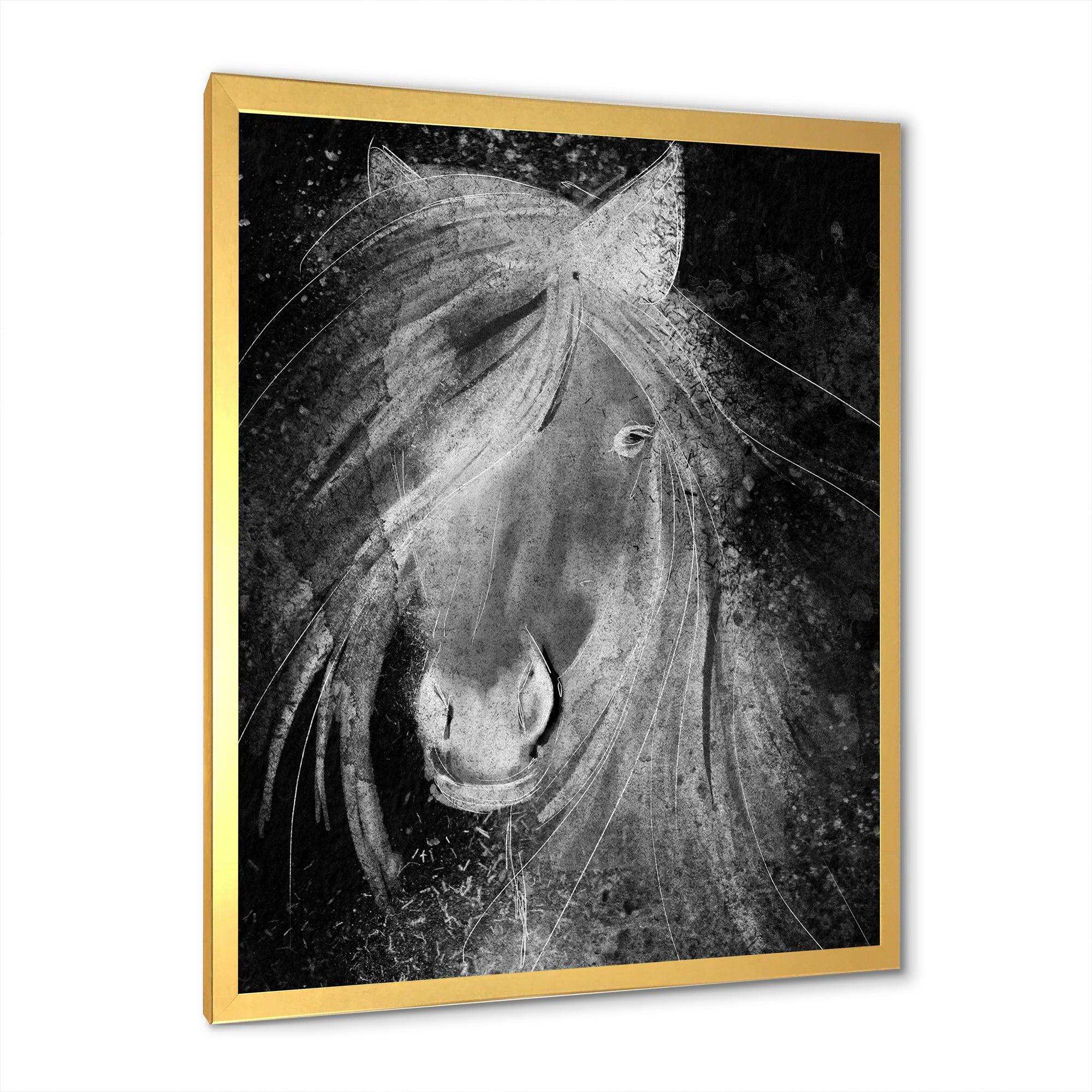 Farmhouse Horse VI - Canvas Wall Art