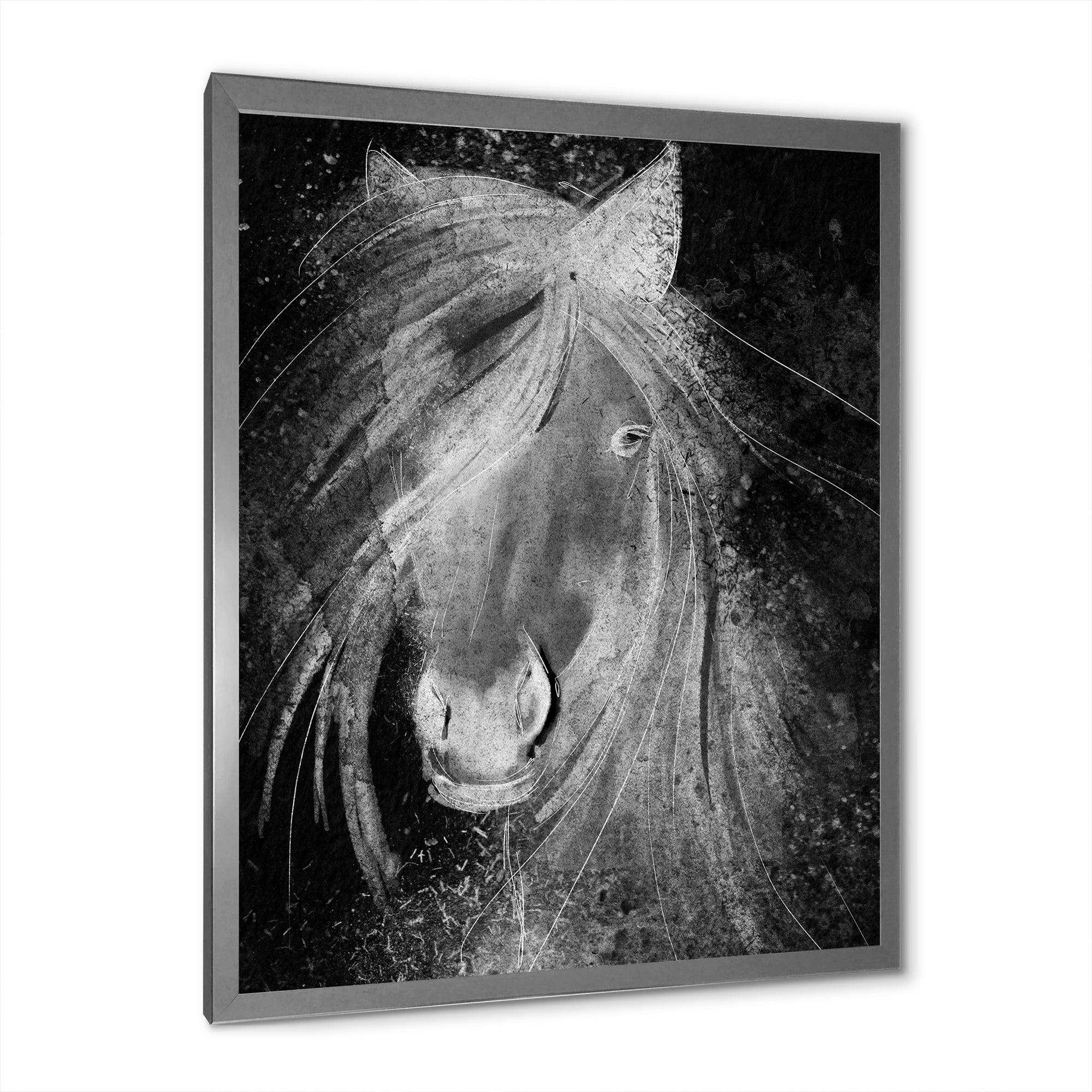 Farmhouse Horse VI - Canvas Wall Art