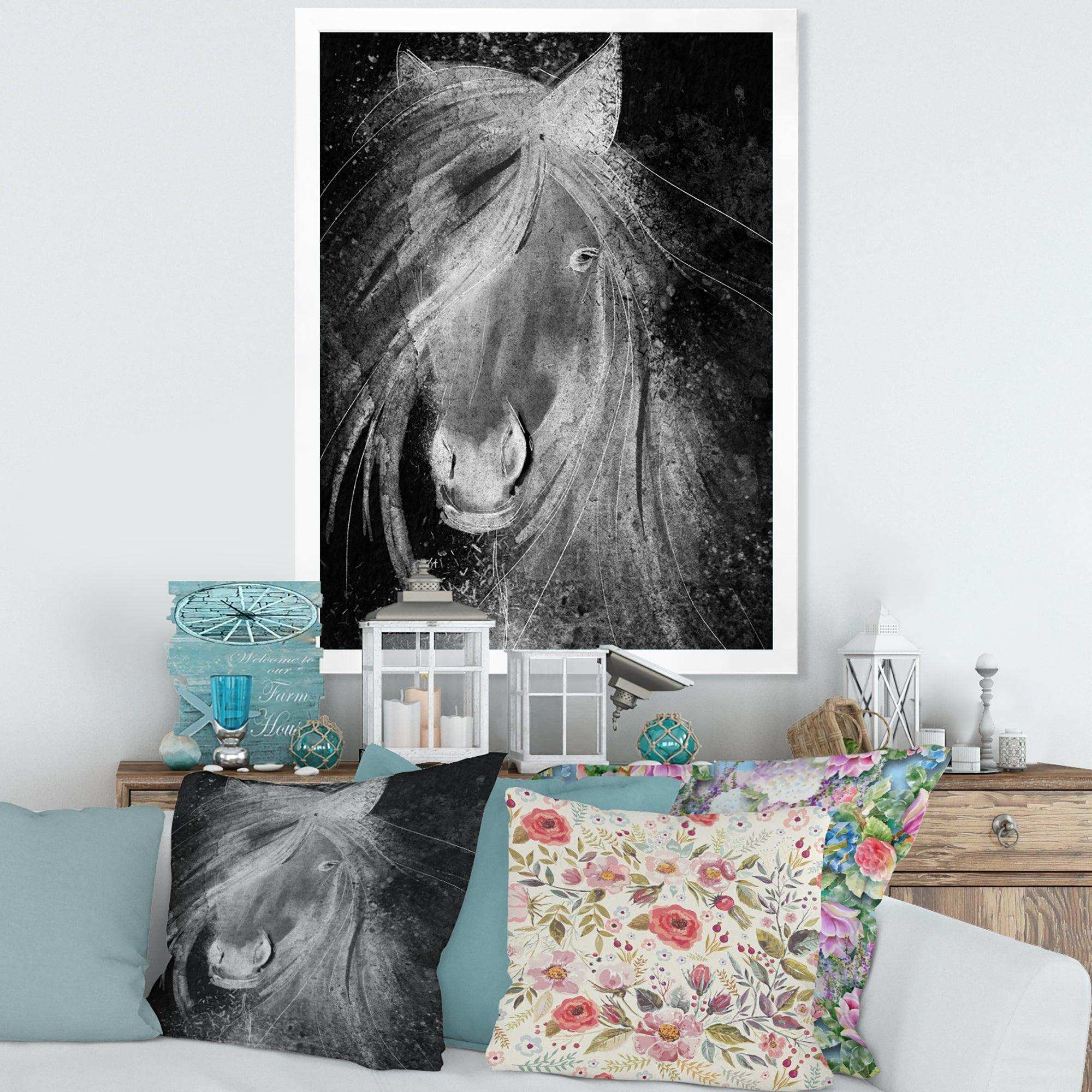 Farmhouse Horse VI - Canvas Wall Art