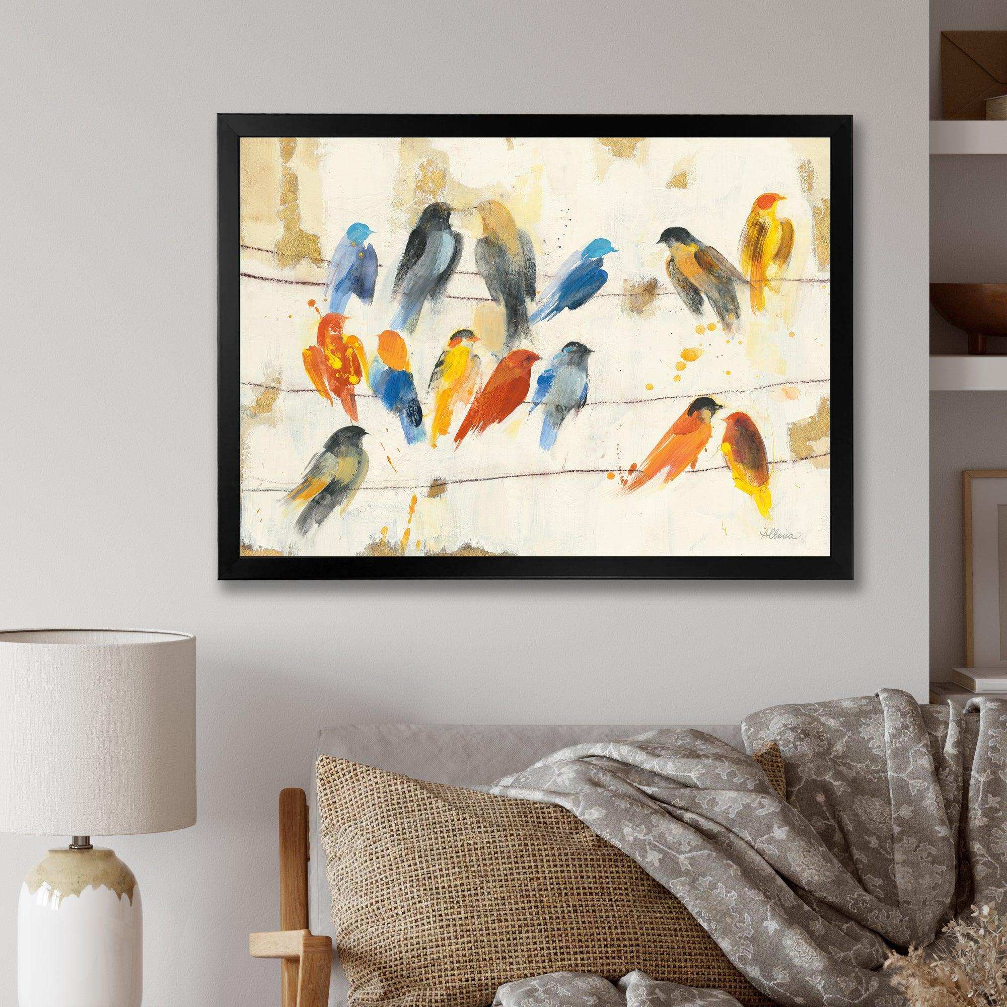 Multicolor Bird Meeting