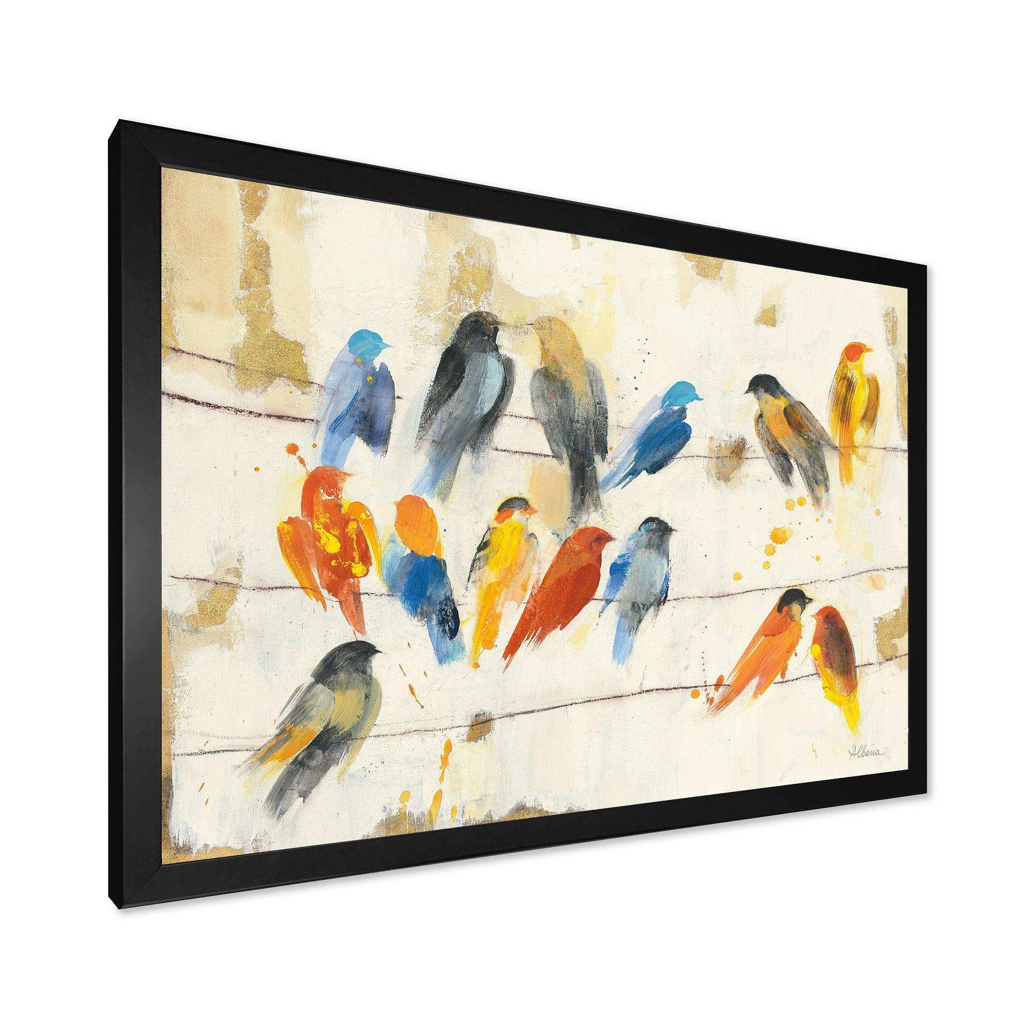 Multicolor Bird Meeting