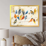 Multicolor Bird Meeting